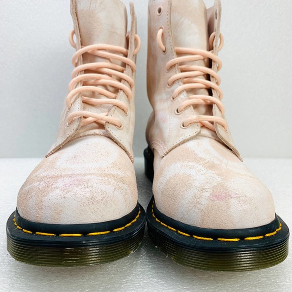 Dr. Martens 1460 Pascal Tie-Dye Suede Boots - Women's 10 - Picture 3 of 11